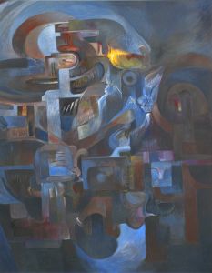 El hombre y la maquina II  (diptico)