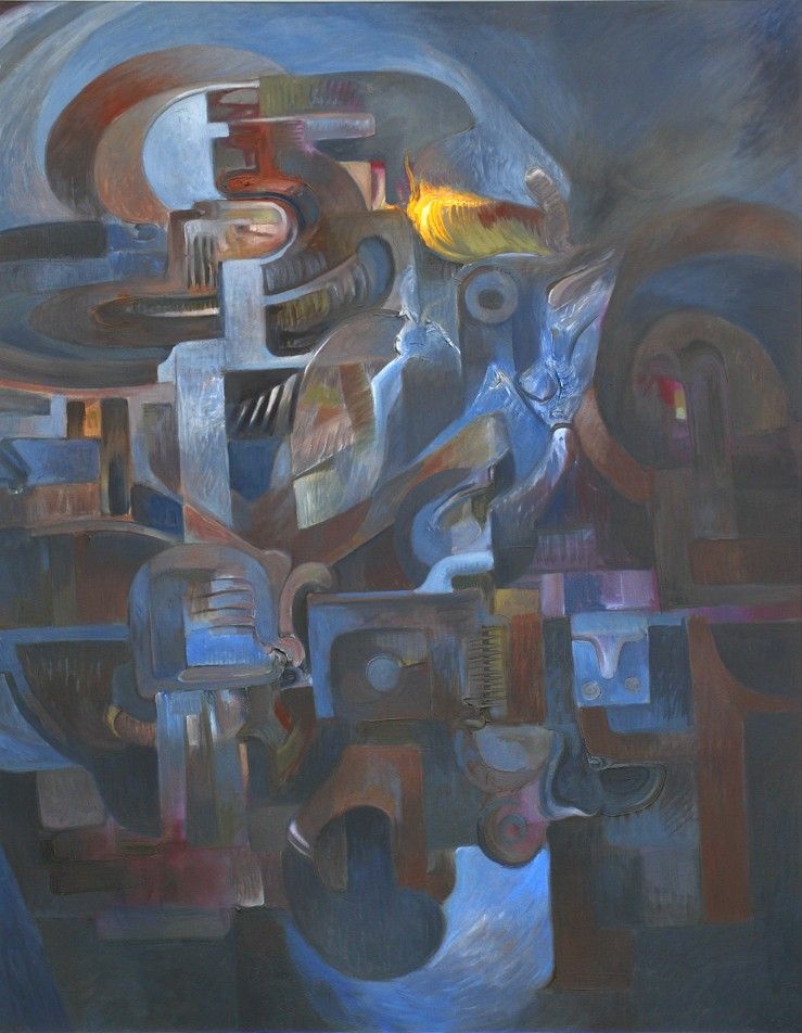 El hombre y la maquina II  (diptico)
